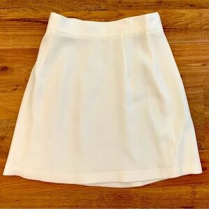 Bebe ivory ribbed skirt size 4